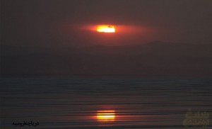 غروب-خورشید-دریاچه-ارومیه