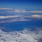 عکس هوایی از دریاچه ارومیه