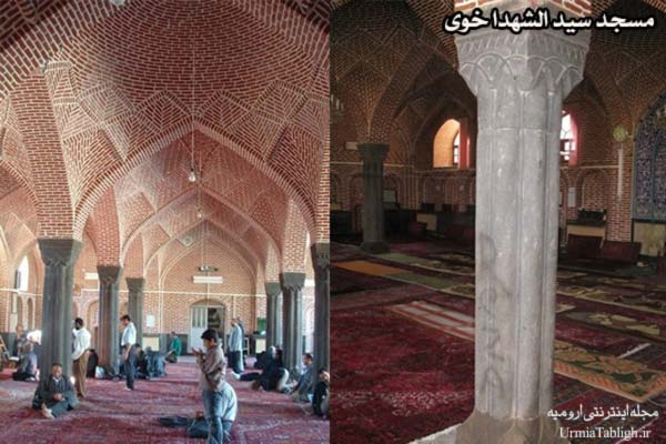 ستون-های-سنگی-مسجد-سید-الشهدا-خوی